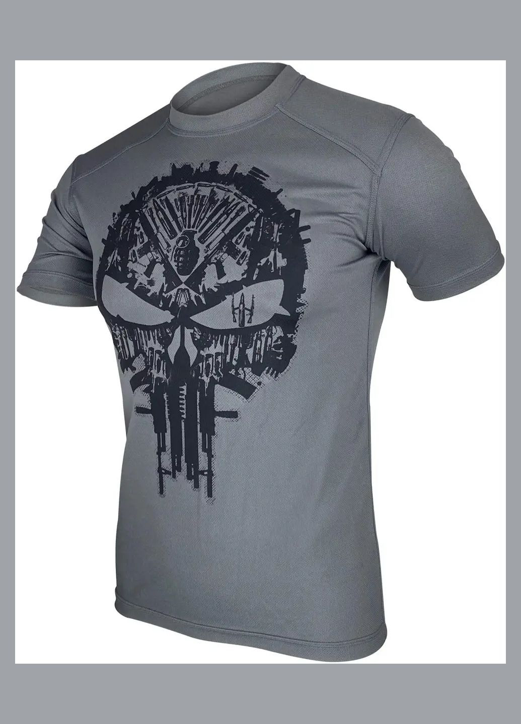 Комбінована футболка kramatan the punisher tactical design urban No Brand