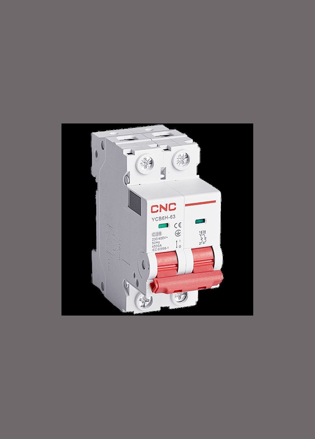 Автоматичний вимикач 2P 20A 4,5kA "B" [Б00038349] YCB6Н-63 CNC (338192085)