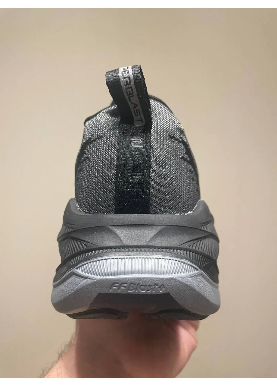 Комбіновані кросівки асікс superblast 2 black grey No Brand