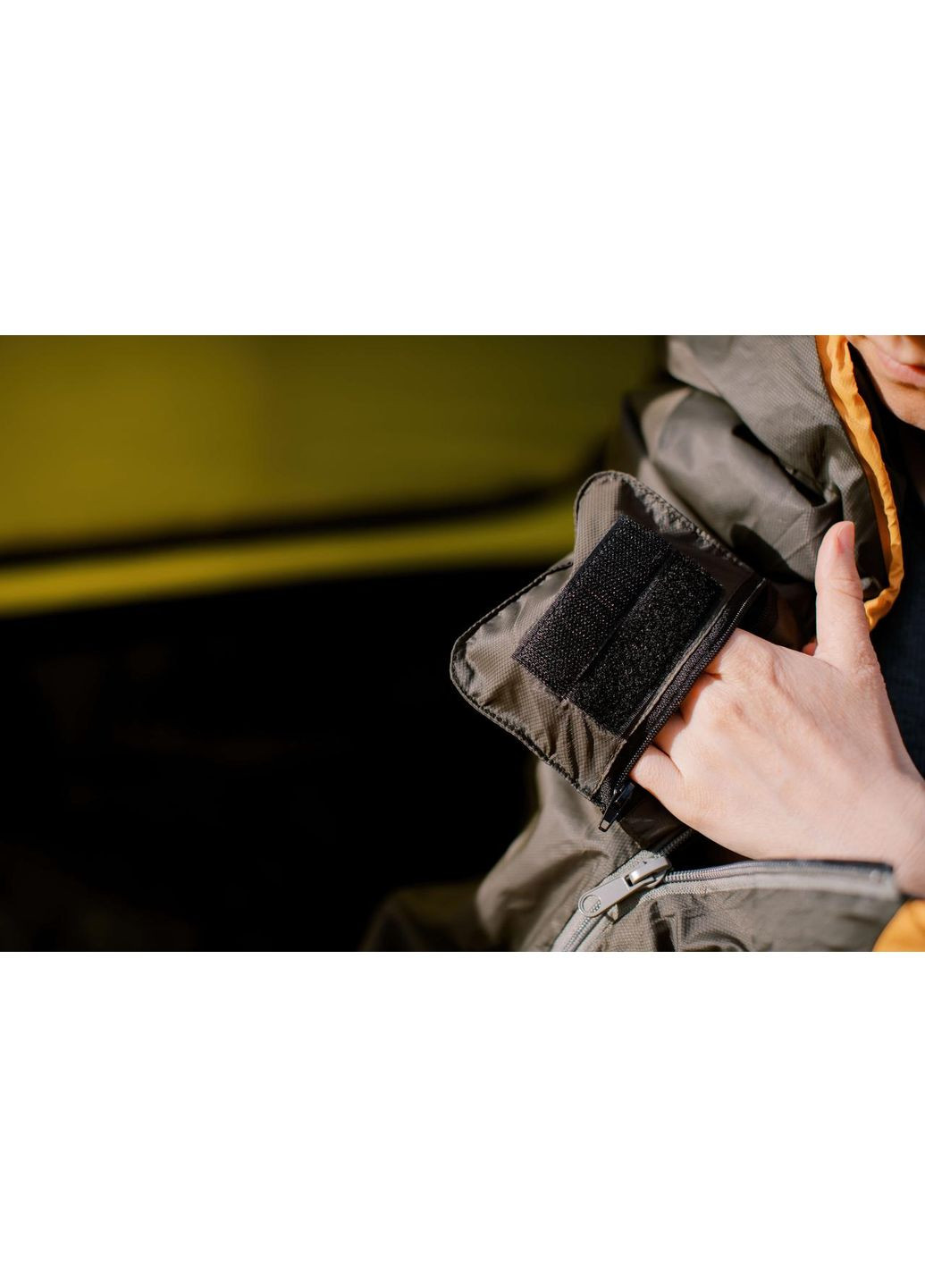 Спальний мішок Windy Light кокон лівий yellow/grey 220/80-55 UTRS-055 Tramp (366221418)