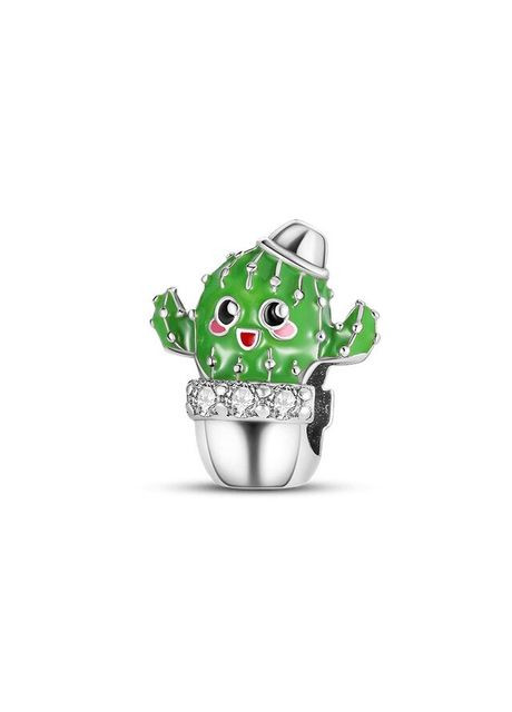 Срібна намистина "Веселий кактус" Kabluchka (355347218)