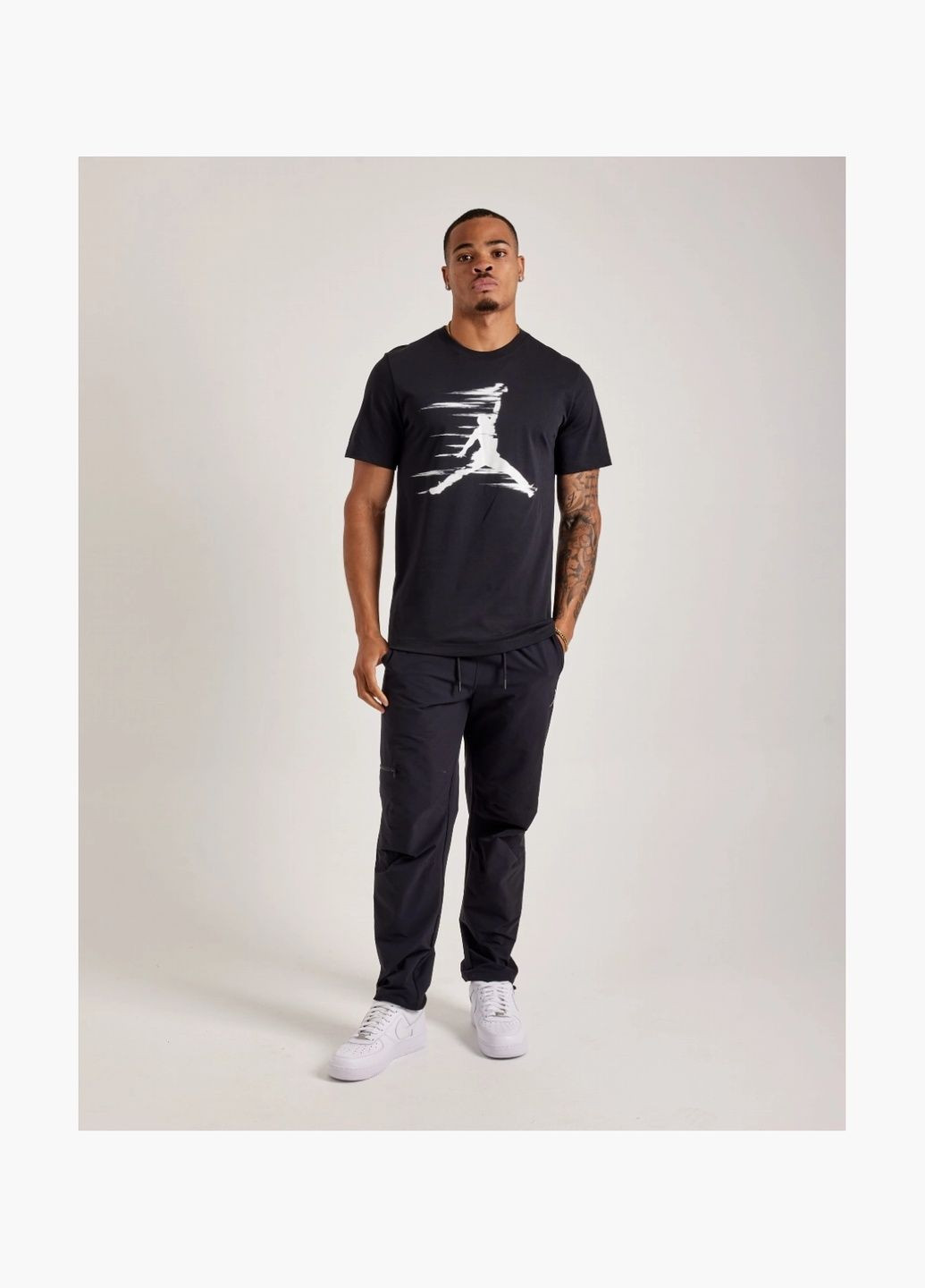 Черная футболка мужская mvp jumptee black fz1919-010 Air Jordan