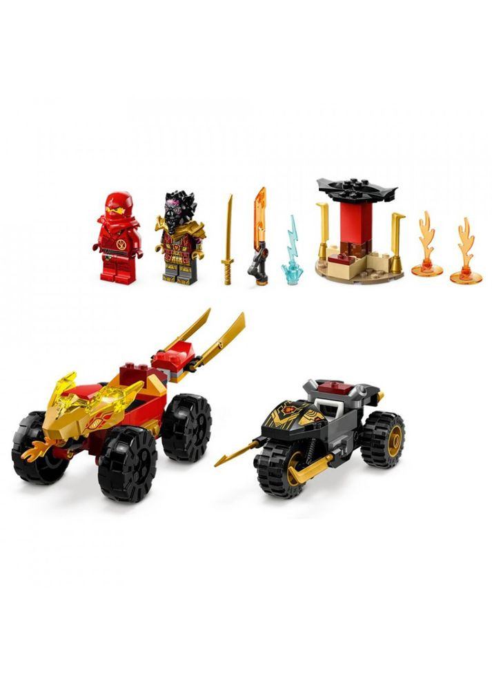 Конструктор Автомобильная и байковая битва Кая и Раса цвет разноцветный ЦБ-00232157 Lego (282818290)