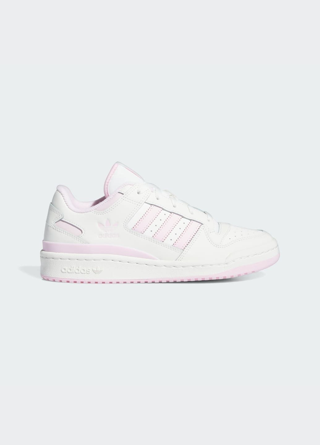 Кроссовки Forum Low CL adidas белые всесезоны (348033686)