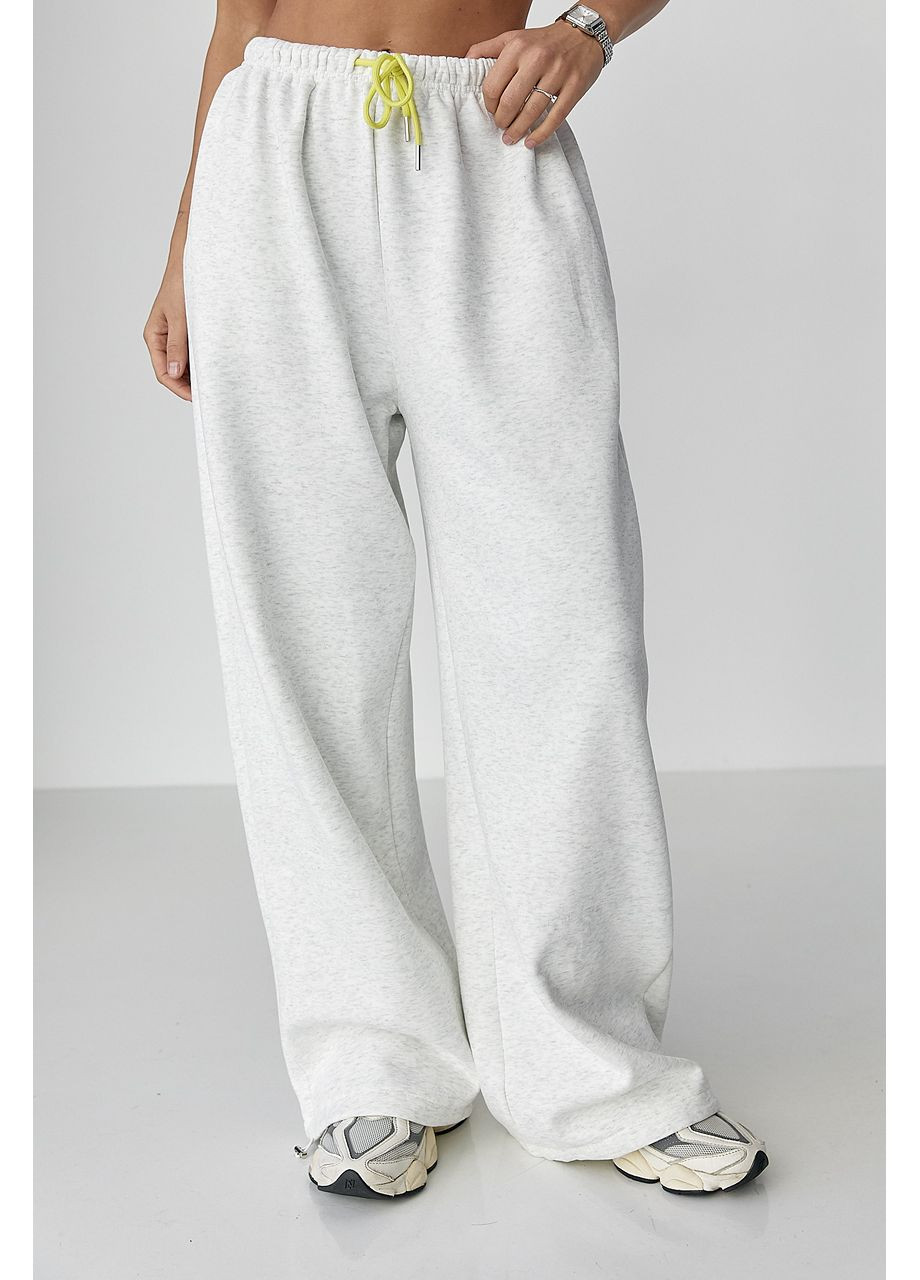 Утеплені однотонні спортивні штани Lurex (365629485)