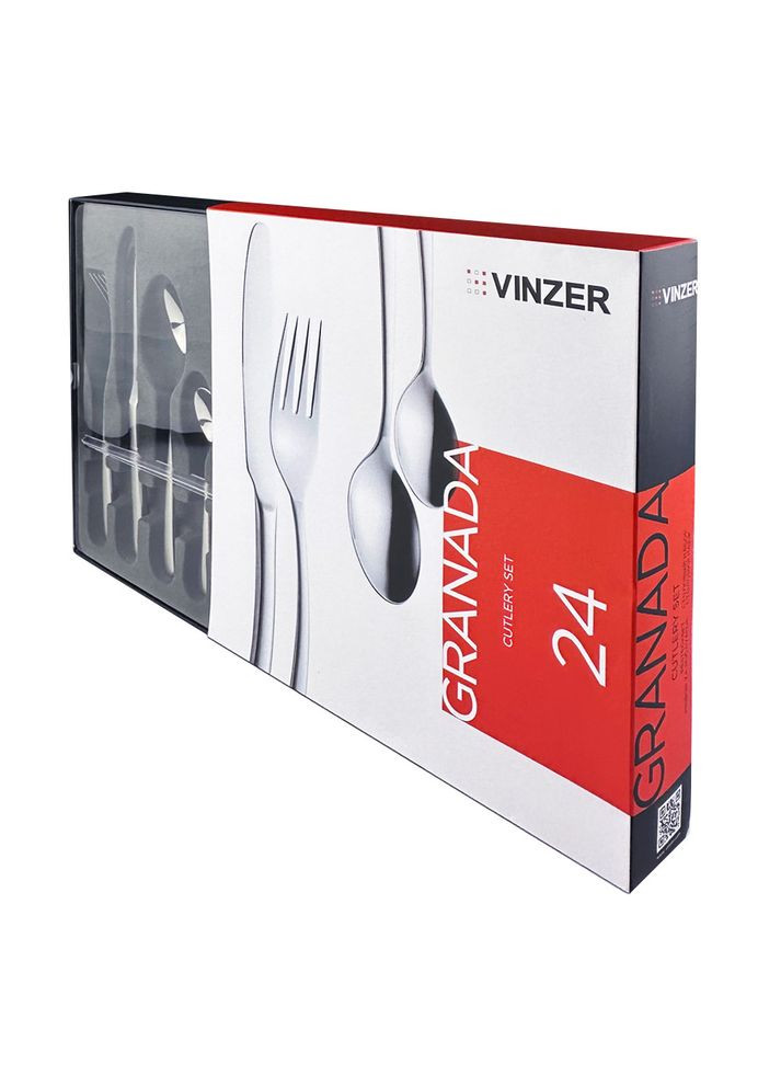 Набор столовых приборов для кухни Granada 24 предмета (50102) Vinzer (334712808)