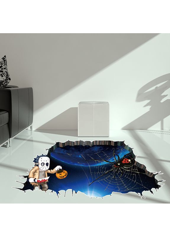 Наклейки на Хелловін 75 на 34 см різнобарвний Jannet Наклейка (354330875)