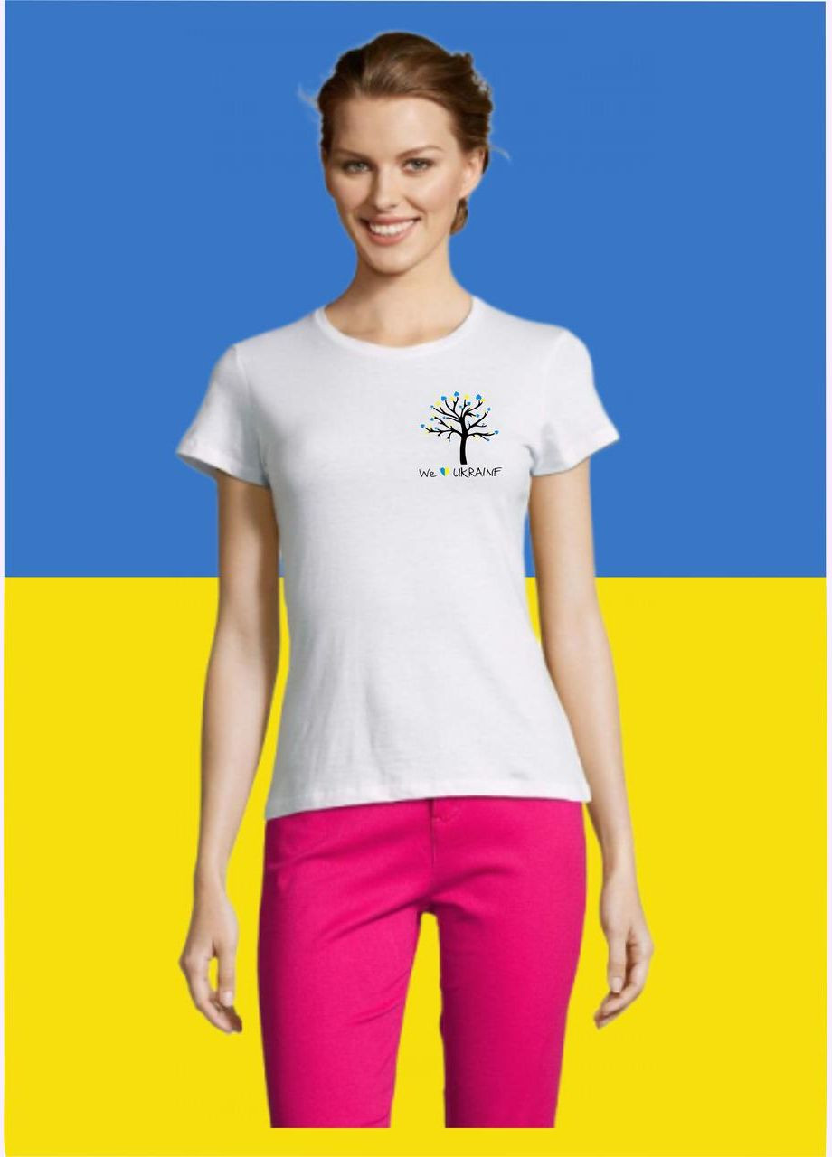 Футболка YOUstyle жіноча We Love Ukraine 0975 Gildan (279541049)