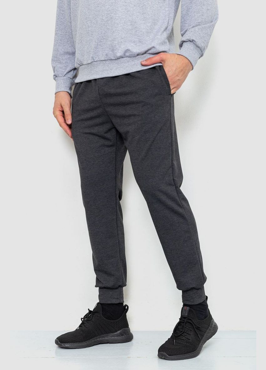 Спорт штани чоловічі двонитка, колір світло-сірий, Ager (277630063)