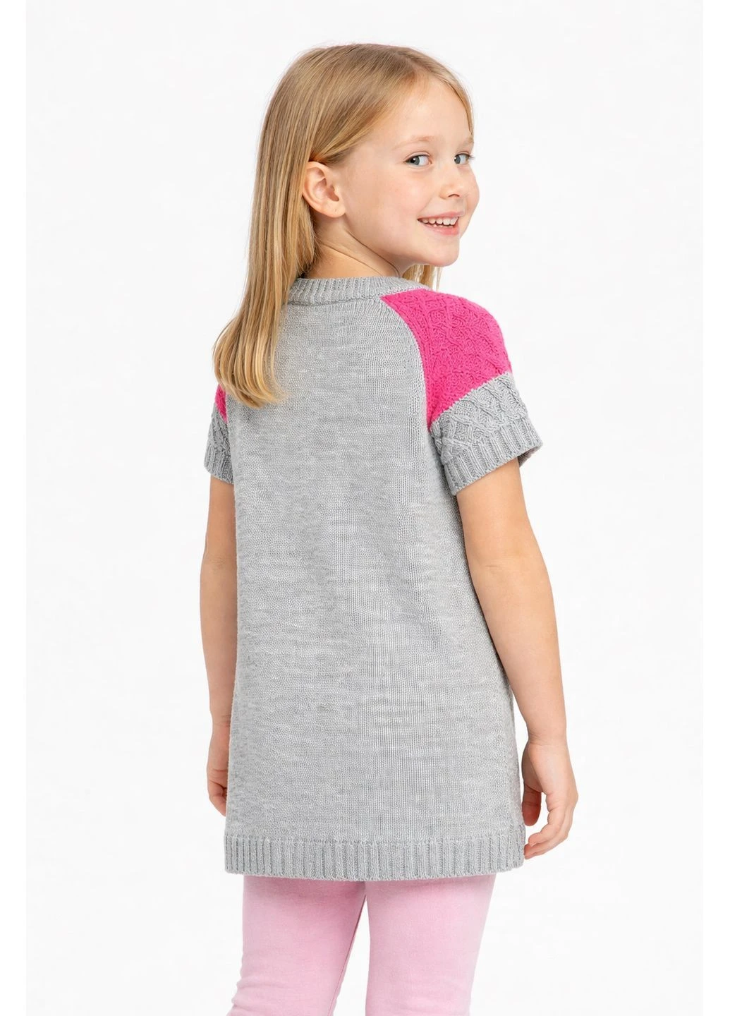 Кофта дитяча для дівчинки сірого кольору Let's Shop (378285531)