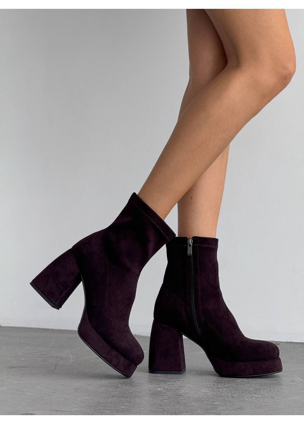 Коричневі демісезонна демісезонні ботильйони No Brand