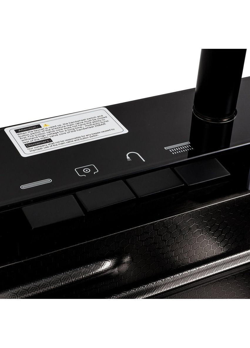 Кухонная мойка 75*45М PVD черная Handmade "Водопад" Platinum (336936515)