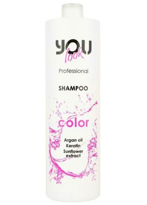 Шампунь для фарбованого та пошкодженого волосся Color, 1000 мл You Look (396362118)