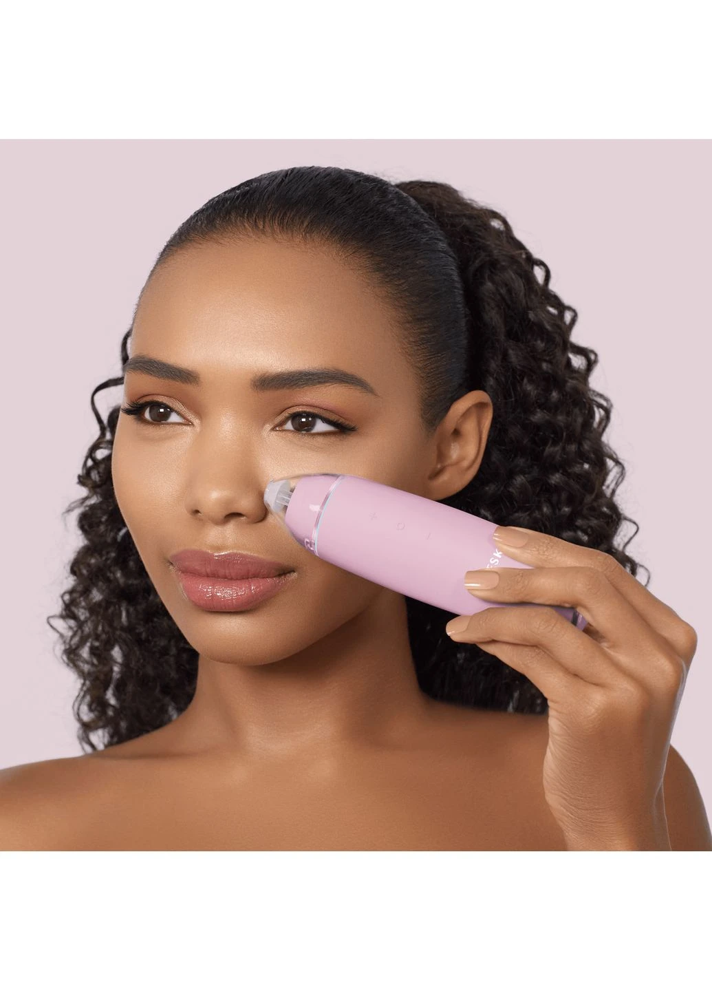 Микродермабразионное устройство для удаления черных точек MicroDermabrasion Blackhead Remover 7 в 1, pink GESKE (386485758)