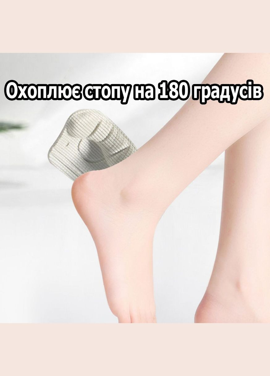 Самоклеючі обрізні вкладиші на задник взуття для комфорту чорні п'яти 3мм No Brand (314808474)