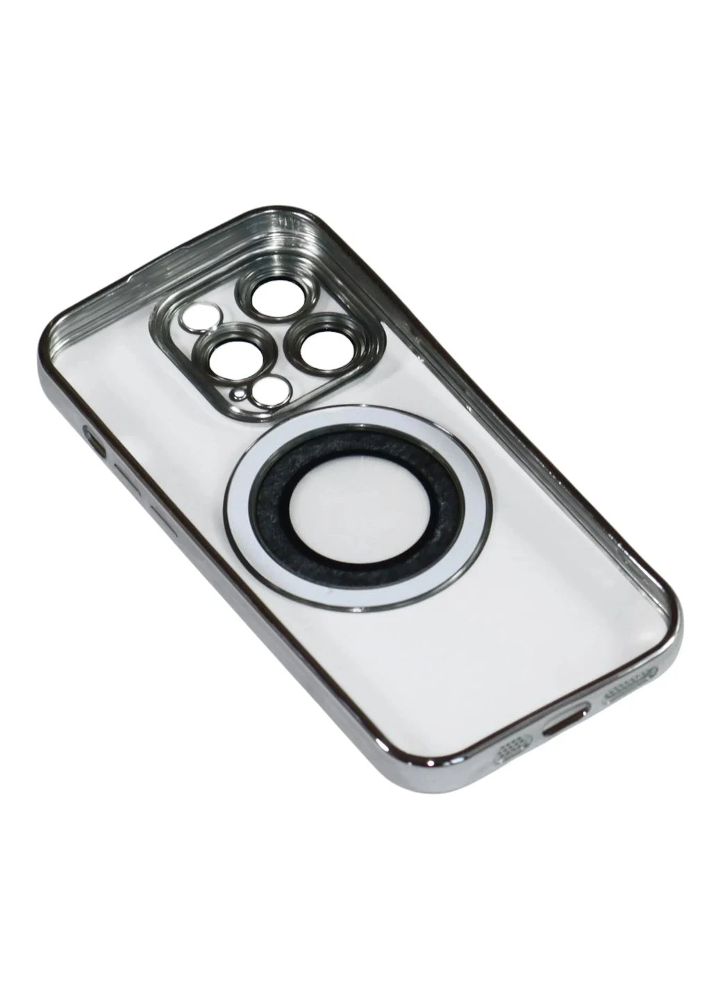 Магнітний чохол XON PhoneCase Magnetic для iPhone 14 Pro (PCMC1114300G 8048) Сірий/Прозорий XON E-Tech (322581474)