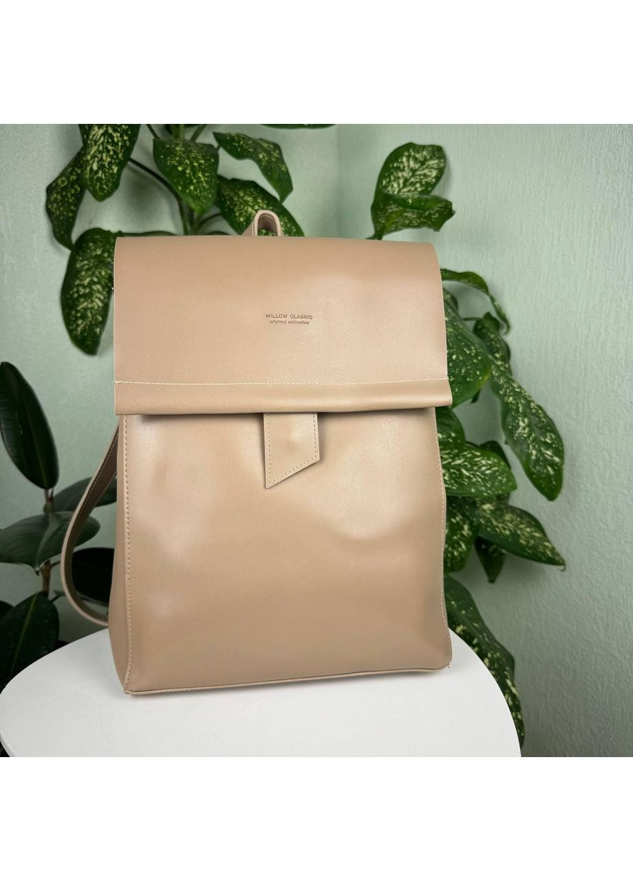 Стильный женский мини рюкзак сумка 2 в 1 экокожа городской рюкзачок для прогулок сумка на плечо ProDobro (363136514)