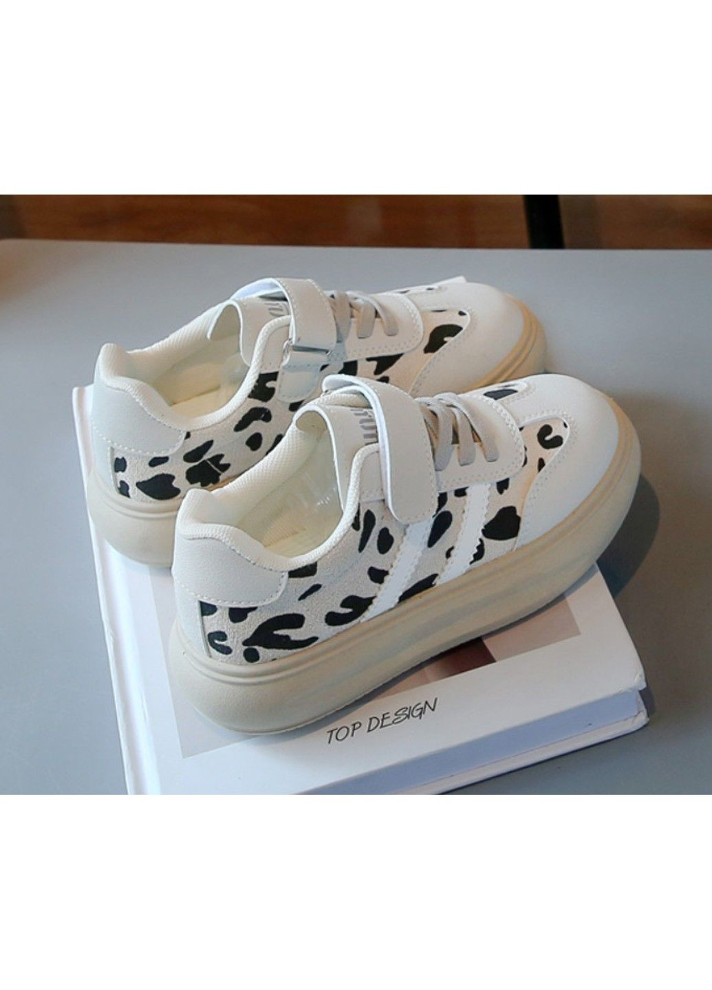 Бежевые детские кеды No Brand