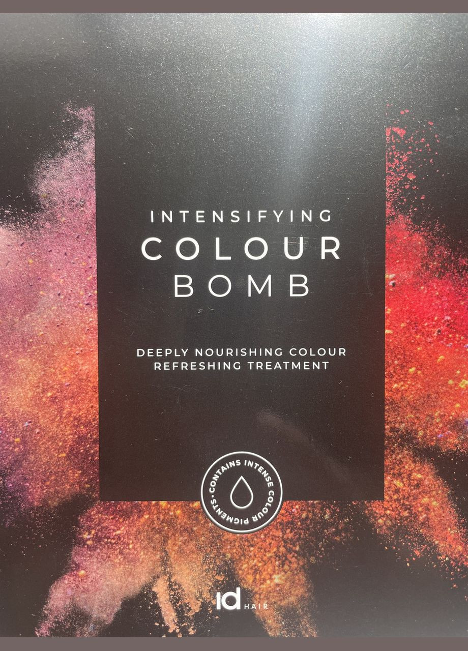Тонувальний бальзам для волосся з кератином Colour Bomb 906 Power Pink 200 мл idHair (331868704)