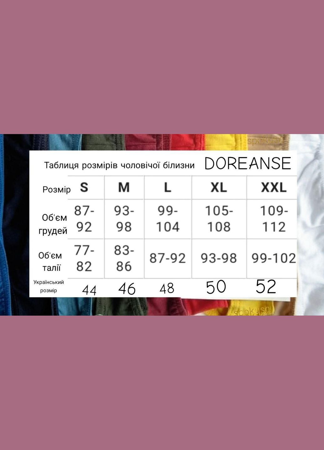 Мужские трусы-хипсы с ярким принтом 1741 дореанс Doreanse (368787900)