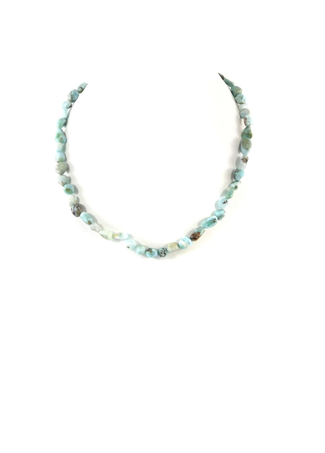 Эксклюзивное ожерелье Ларимар, серебро Fursa fashion (322314624)