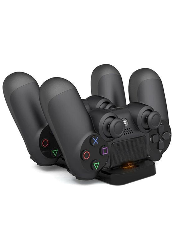 Зарядний пристрій док-станція для Dualshock 4 Black DOBE (300370028)