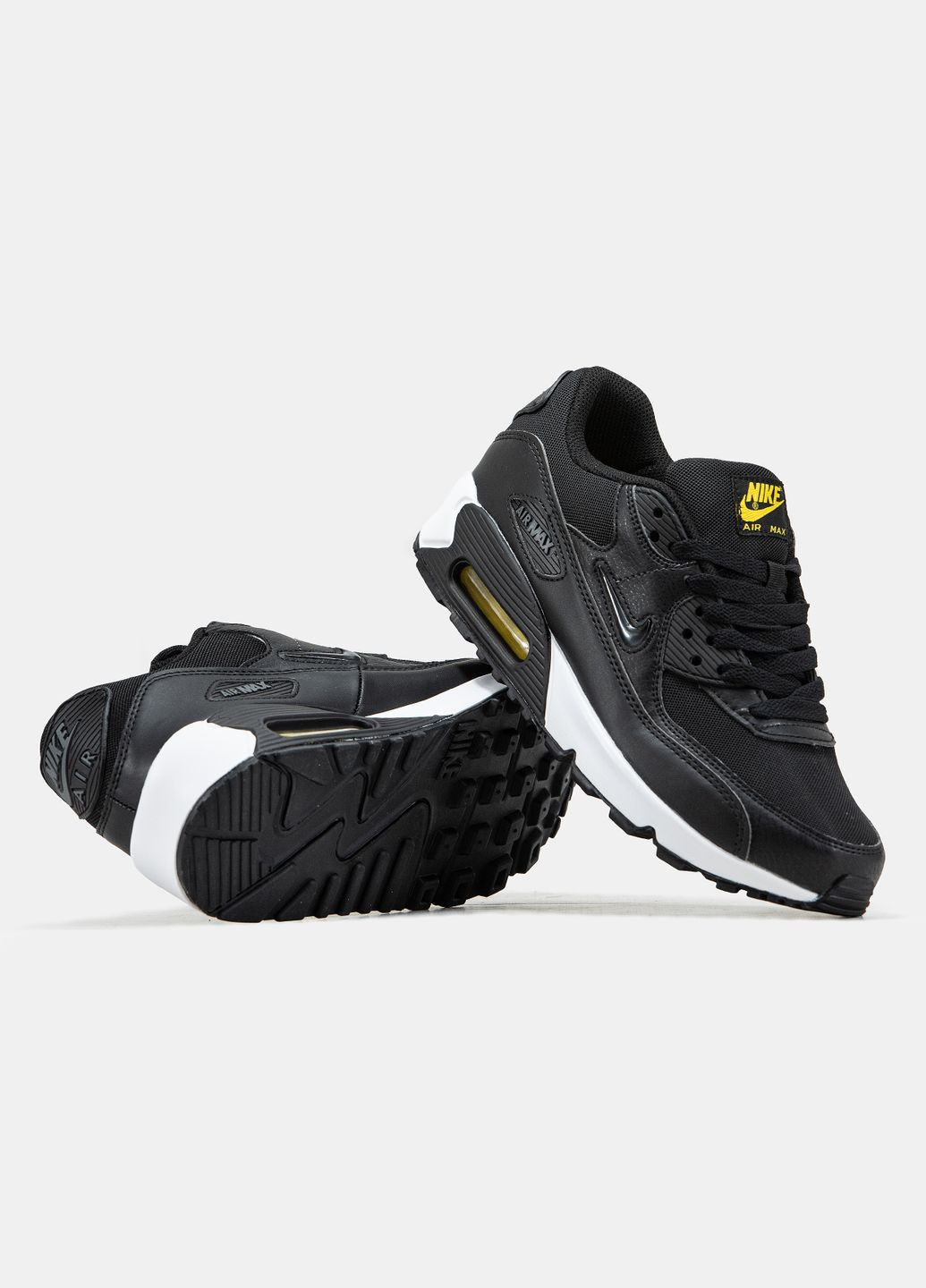 Черные летние черные мужские кроссовки ✅ No Brand