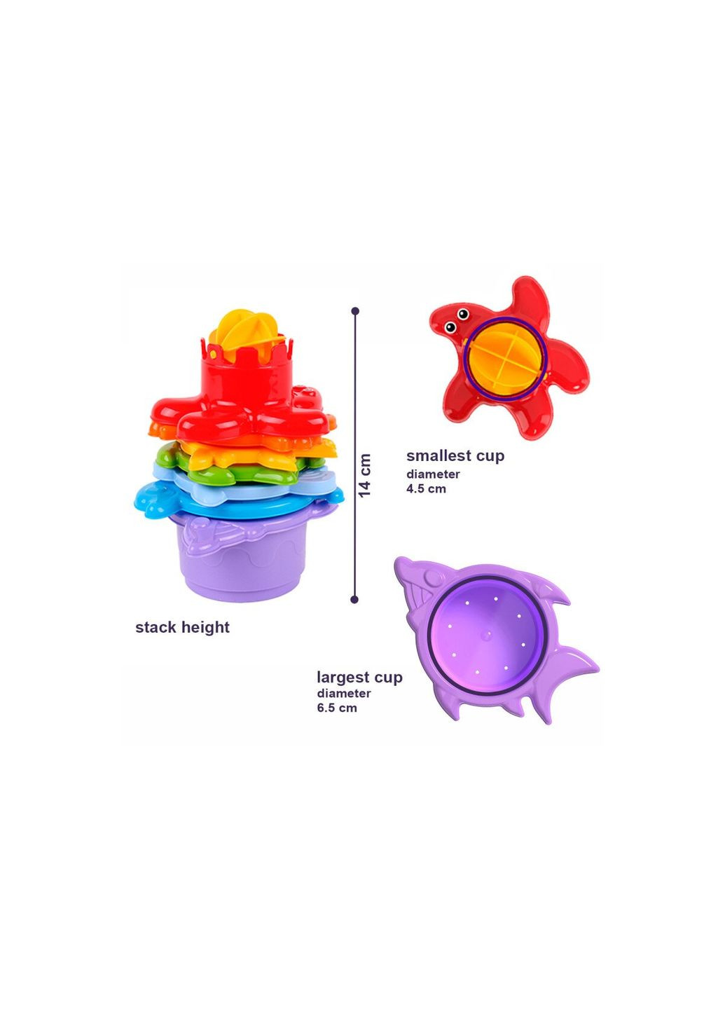 Игрушка развивающая Пирамидка 6580 Разноцветный shop (4823037606580) ТехноК (366257362)