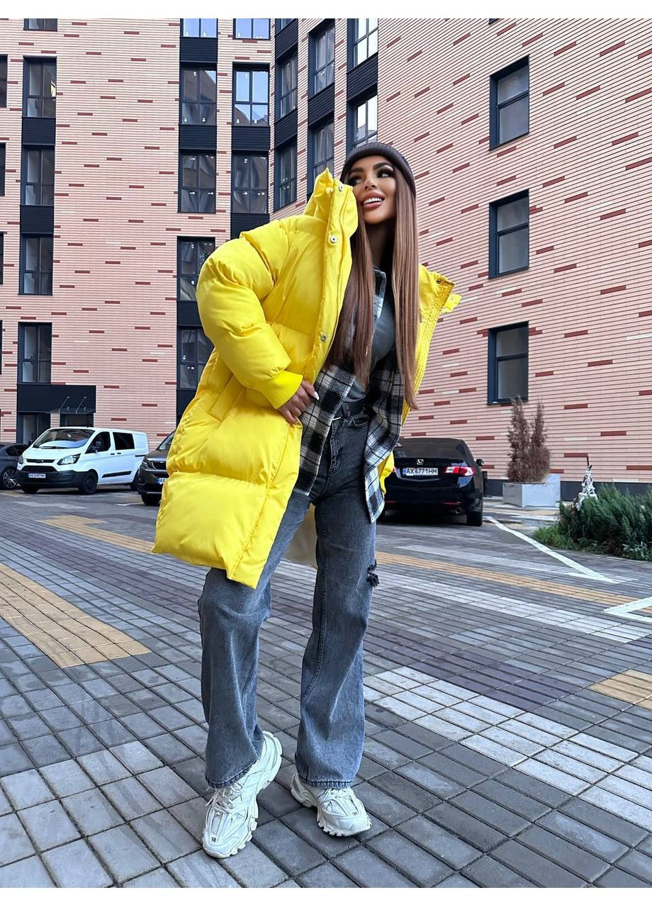 Желтый зимний Пуховик Vakko