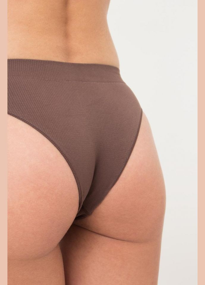 Трусики жіночі безшовні бразиліана в рубчик Giulia BRASILIAN BRIEFS RIB (316683755)