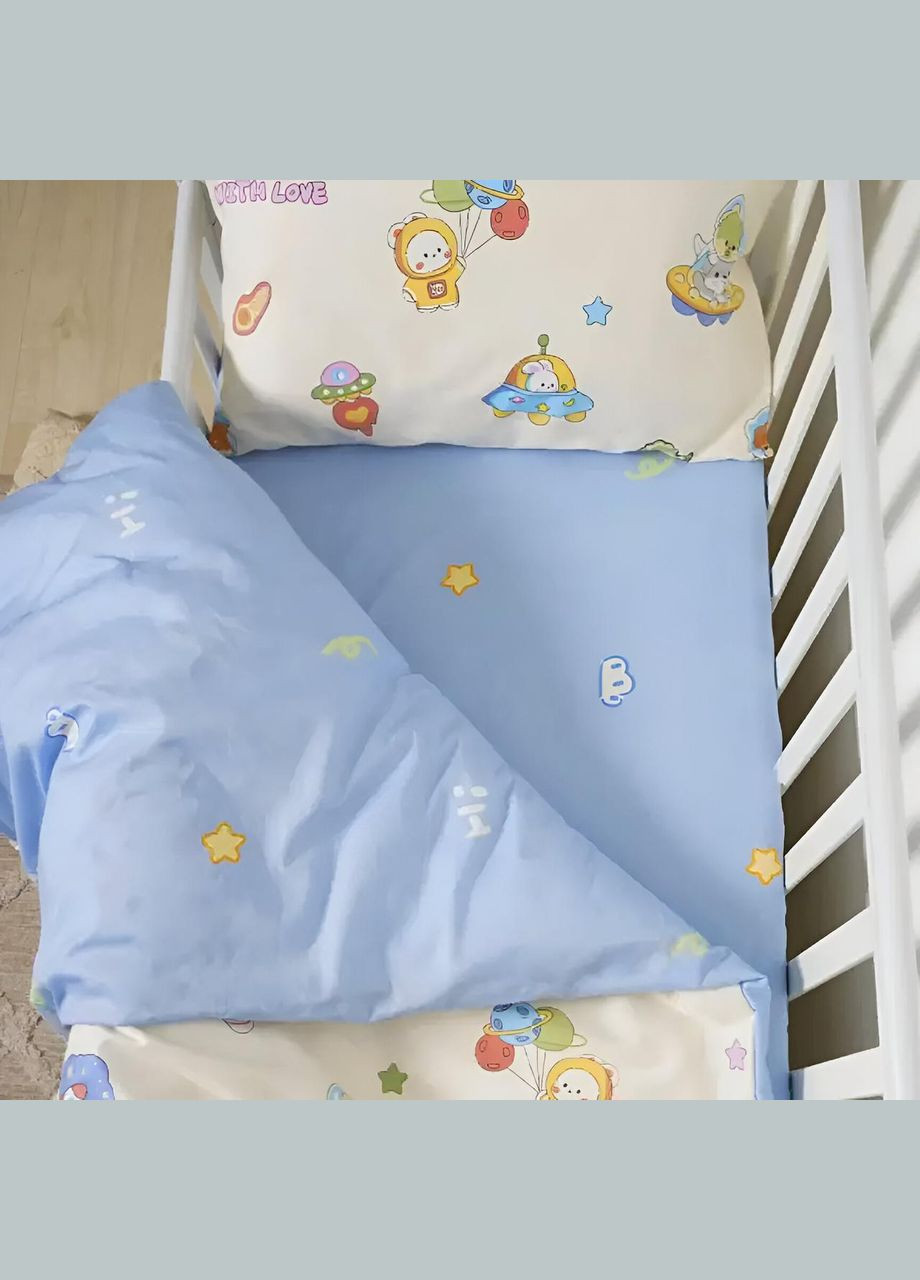 Детское постельное белье для младенцев Виллюта сатин твил 684 на резинке Viluta (288045062)