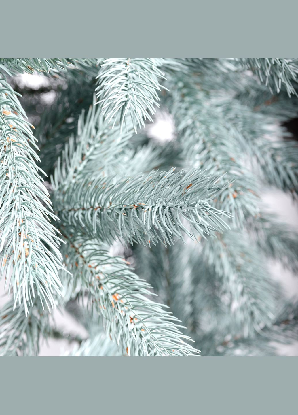 Штучна ялинка лита Говерла 2,3 метри блакитна LUGI (362947033)