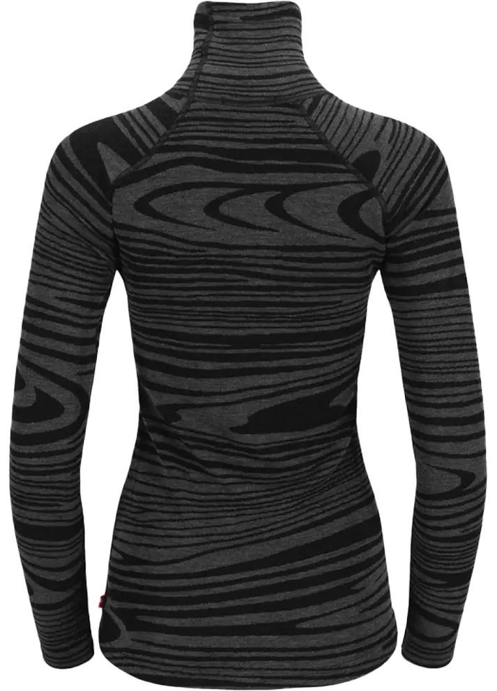 Термокофта Warm Wool 200 Roll Neck W’s Black otion Aclima (366545422)