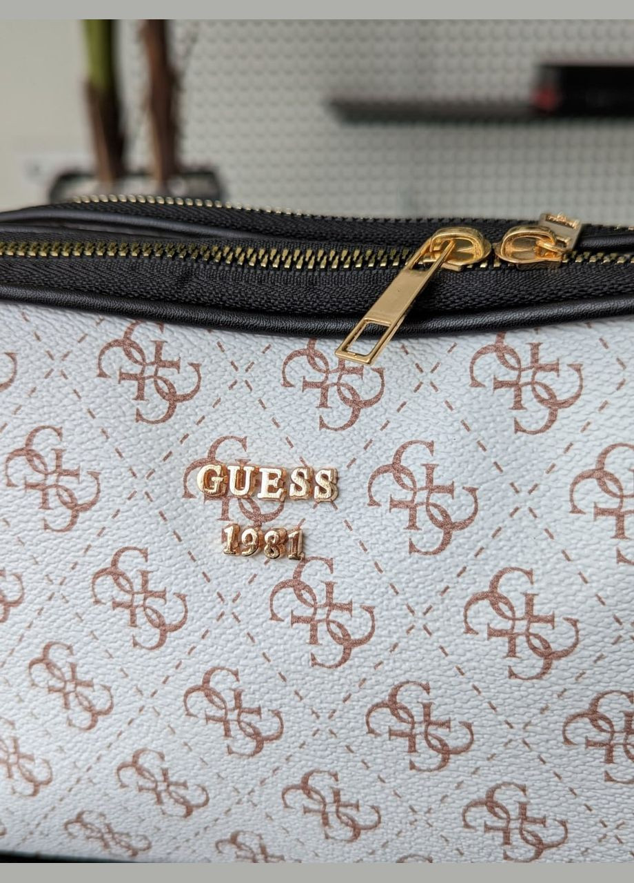 Жіноча сумка кросс боді Гесс (біла) No Brand (318821710)