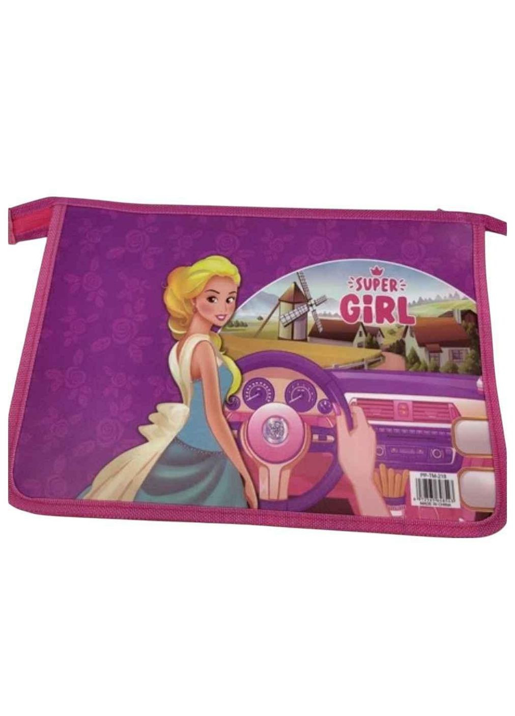 Папка на блискавці А4 34,5*23,4см ПВХ 218 ТМ PRC (346287030)