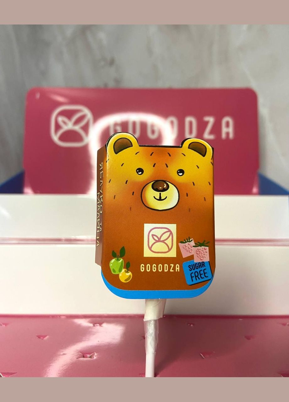 Льодяник без цукру малина-яблуко від Gogodza No Brand (323168874)
