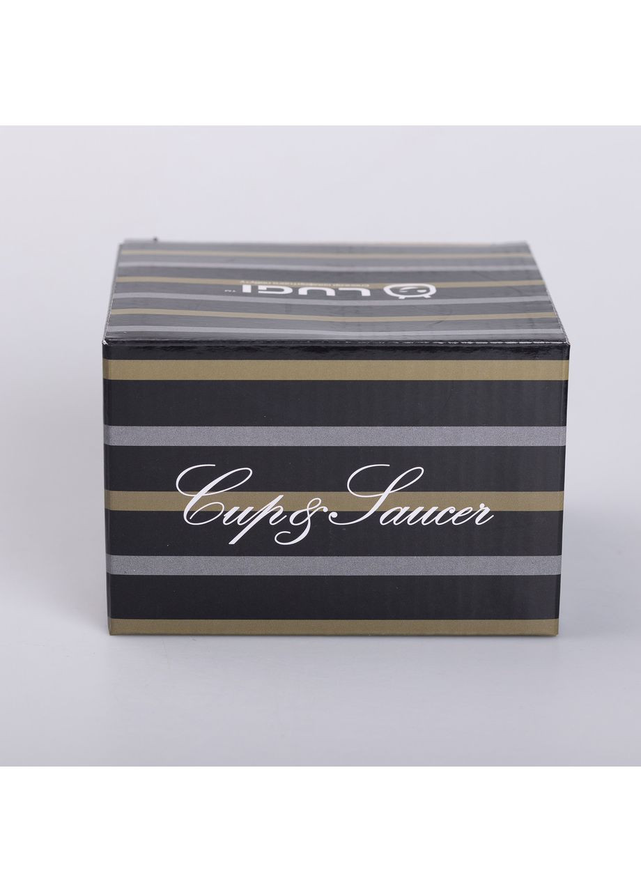 Керамічна чашка з блюдцем 200 (мл) для чаю та кави Liling Rongxiang Ceramic (360454848)