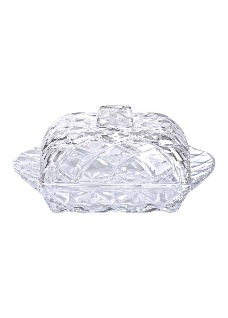 Масленка стеклянная для сливочного масла с крышкой 16.5х10.5х8 см подставка для сливочного масла HP-YH-45 Yiwu (370973998)