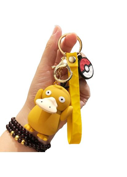 Покемон Pokemon Псідак качка Пікачу брелок на рюкзак, ключі жовтий Shantou (296666370)