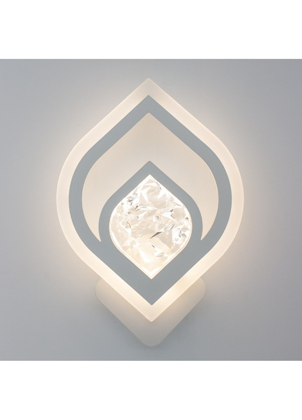 Светильник-бра управляемый светодиодный AZALIA ICE 13 Вт 305x215x47 мм ESLLSE (365446823)