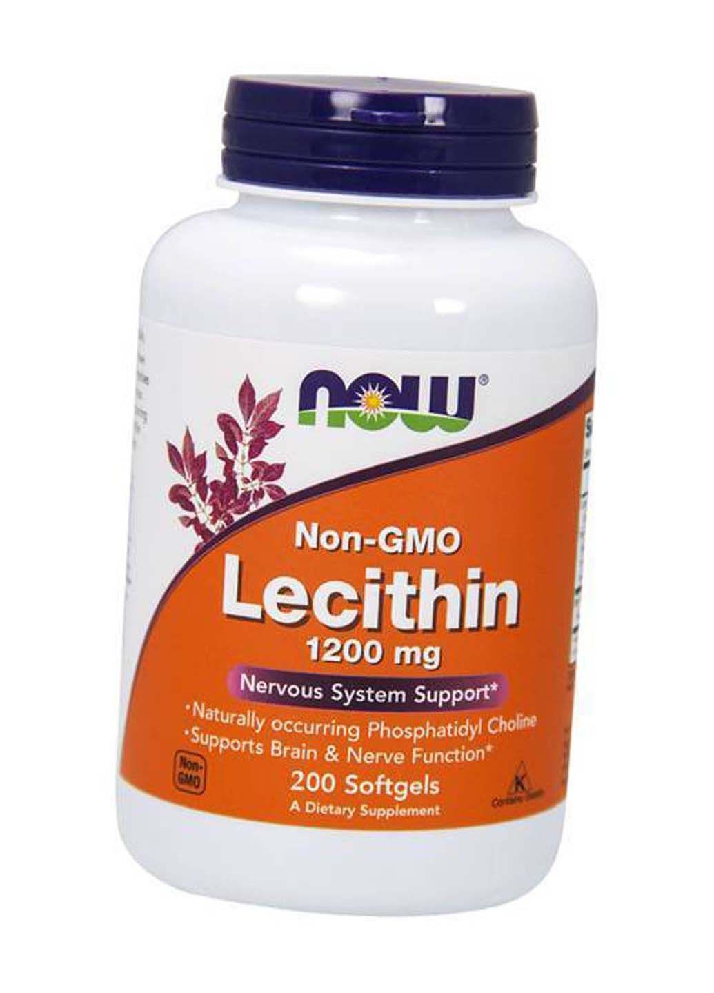 Lecithin 1200 200гелкапс Now Foods (292710959)