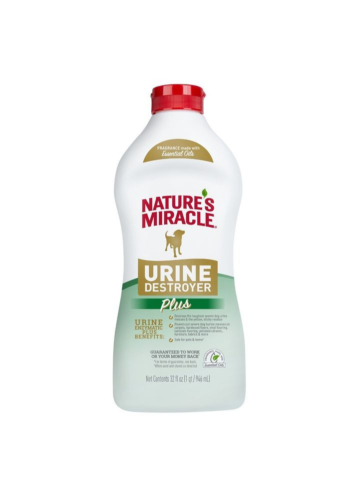 Средство для устранения пятен и запаха мочи собак Urine Destroyer Plus 946 мл (680480 USA) Nature's Miracle (279568106)