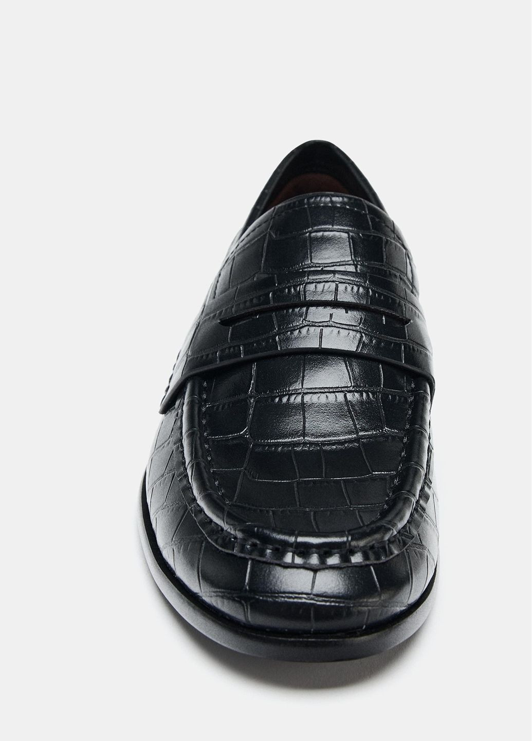 Zara Лоферы черный з искусственная кожа, испания — демисезон (367113456)