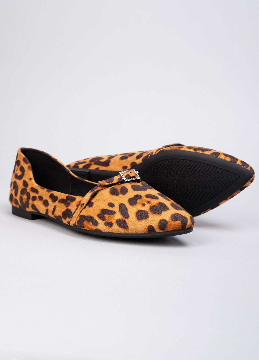 Женские балетки женские w1311-11 леопардовые замшевые 344427 Power | белые латекс (303000939)