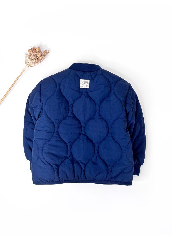 Синяя демисезонная куртка 92 см синий артикул л1163 Zara