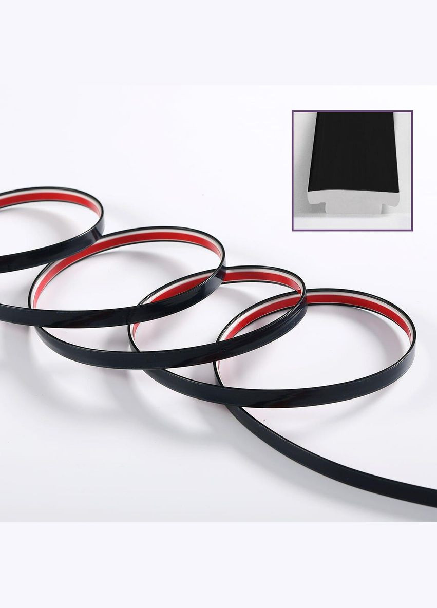 T-подібний молдинг 3000х12х4мм Чорний SW-00001163 Sticker Wall (300241764)