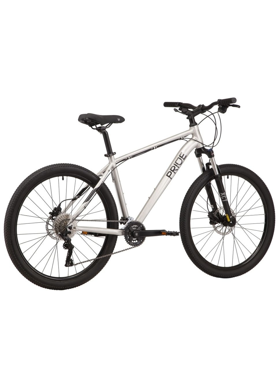 Велосипед 27,5" MARVEL 7.3 серый (тормоз SRAM, задний переключатель и монетка MICROSHIFT) (M) Pride (315031969)