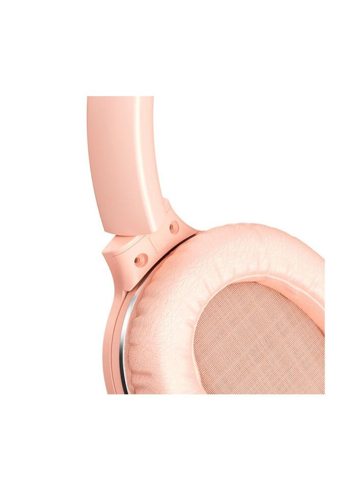 Наушники беспроводные полноразмерные Encok Wireless headphone D02 Pro розовые Baseus (293345937)