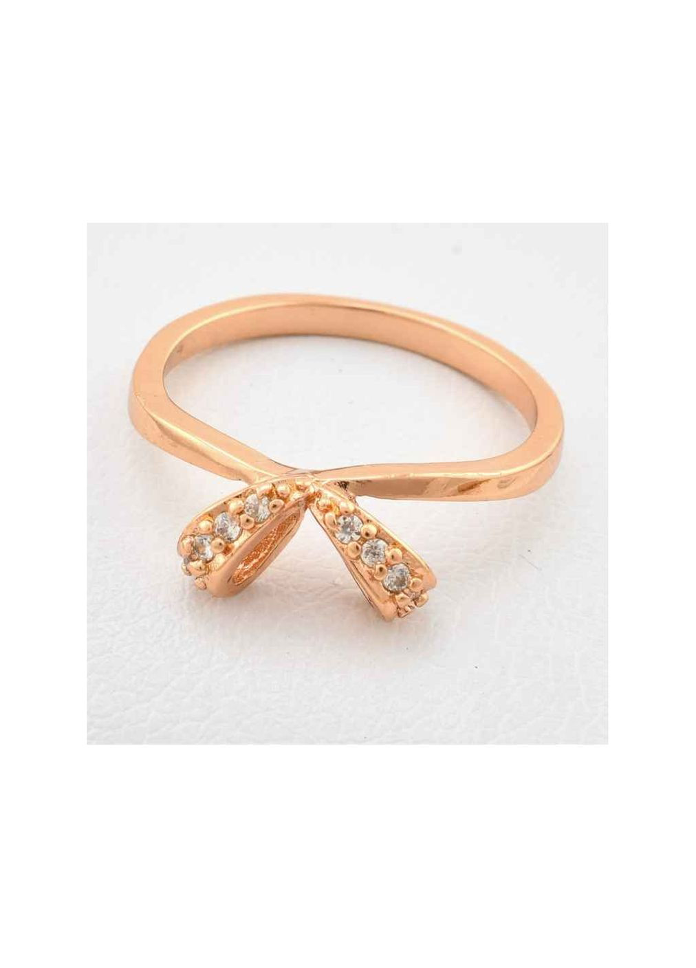 Кольцо 10552 белые фианити позолота РО р. Xuping Jewelry (361967925)