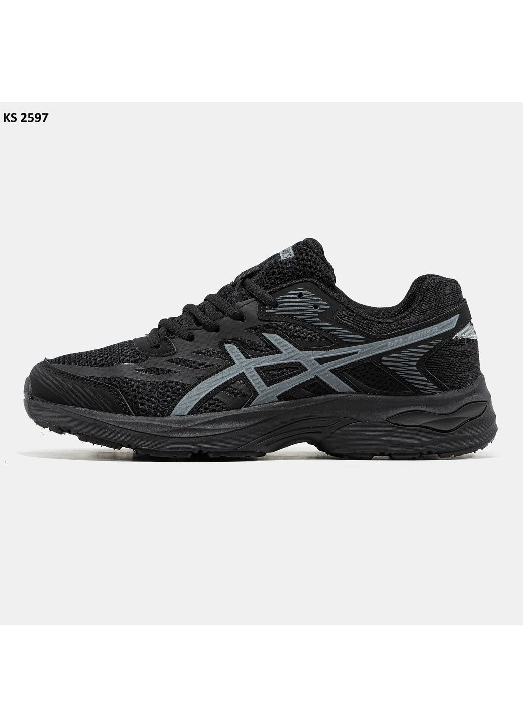 КРОССОВКИ ЖЕНСКИЕ ASICS GEL-FLUX 4 BLACK АСИКС ГЕЛЬ ФЛЮКС No Brand чёрные демисезоны (368869436)